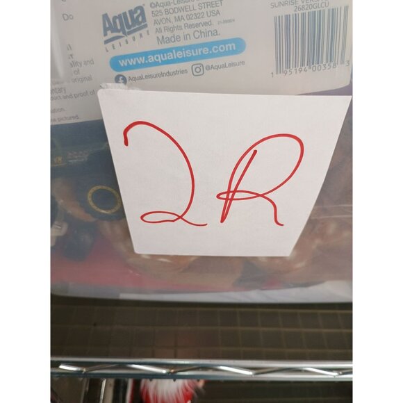 Aqua Pool Lounge Extra Long 70in Comfortable Headrest Soft Cool Weave Fabric - Picture 8 of 8